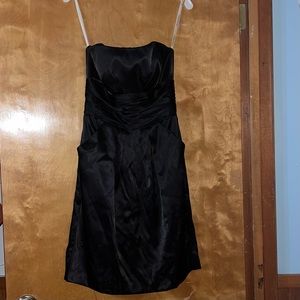 David’s bridal strapless dress with pockets- style #83707